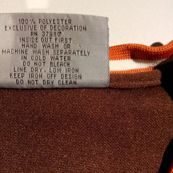 HARLEM GLOBETROTTERS Jersey  Youth M (12-14)  Platinum FUBU  Decals  Brown  GUC - Picture 9 of 12